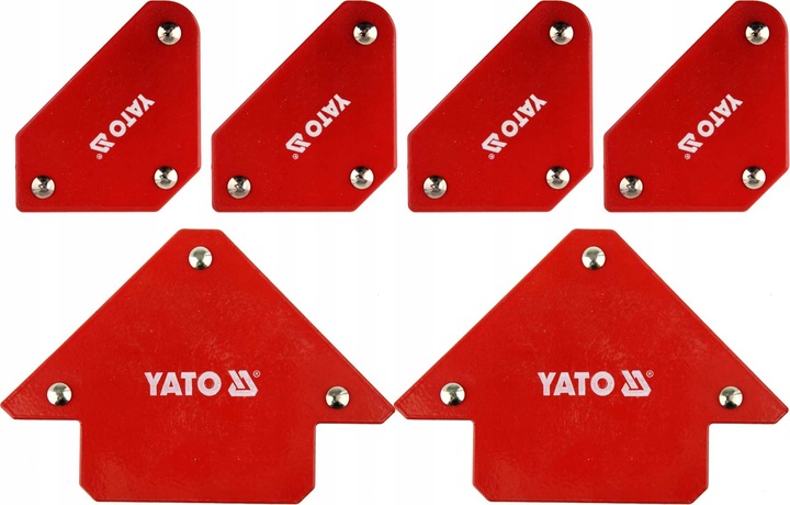 SADA MAGNETICKÝCH UHLOV ZVÁRANIA 6 KS YATO YT-08678
